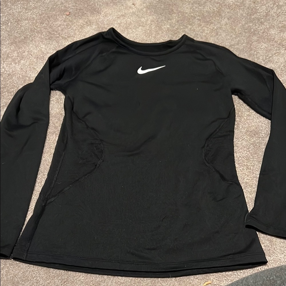 Nike Women's Black Long Sleeve Top